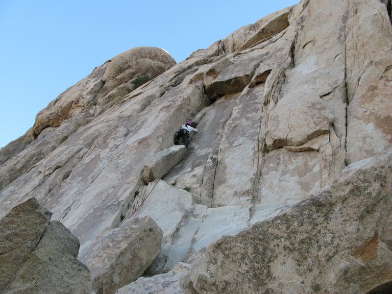 Having fun on Poodlesby at Hemmingway- a nice warm up.<br>
<br>
J-Tree April 2012