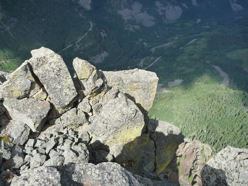 The highway from Ophir needle summit