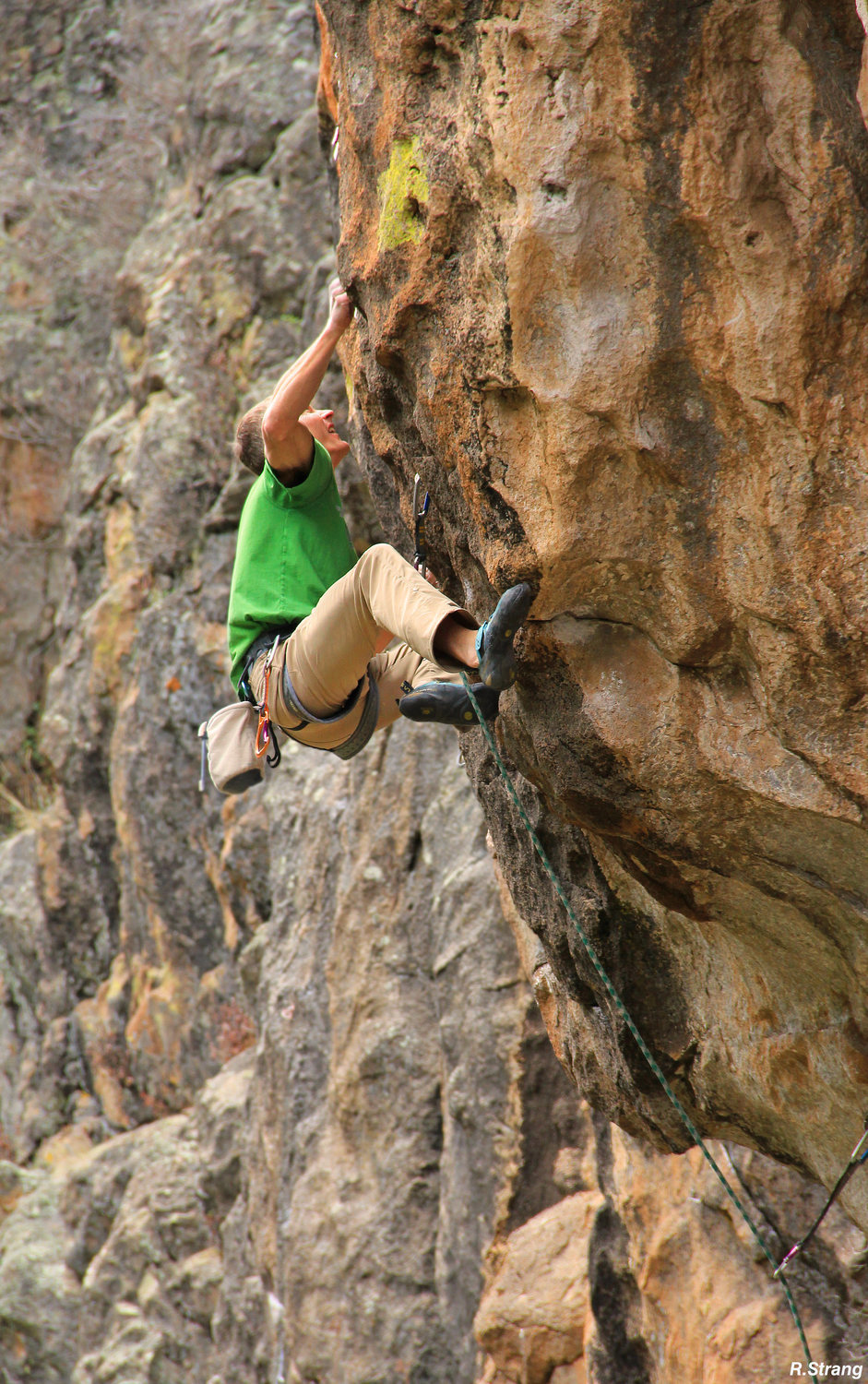 Ed Strang going for the SEND!-Upper East Fork- 