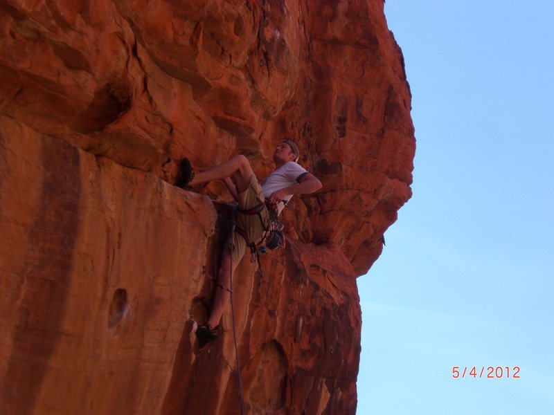 starting the steep face