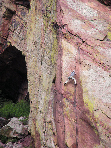 Right before the crux on P1...
