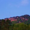 East Face - Davids Castle Wall, Rising Sun Wall, Red Wall, New Policy Wall, Plane Above Your Head Wall, Moscow Wall,  Trundlasaurus Wall, Rawlhide Wall<br>
<br>
Crowders Mountain State Park, North Carolina<br>
<br>
