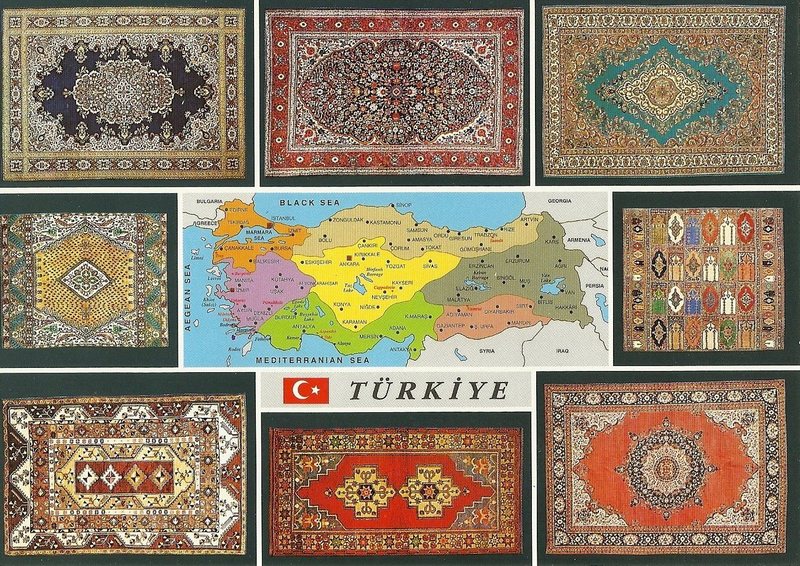Pretty carpets in Turkey.