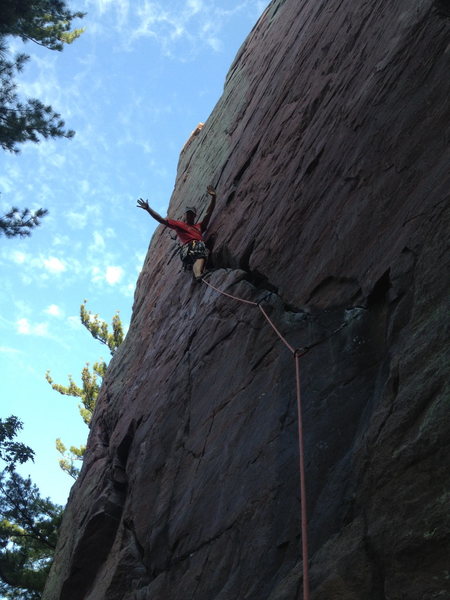 No hands resting during my 35 route birthday challenge day!