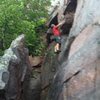 Soloing easy overhang on my 35th b-day challenge