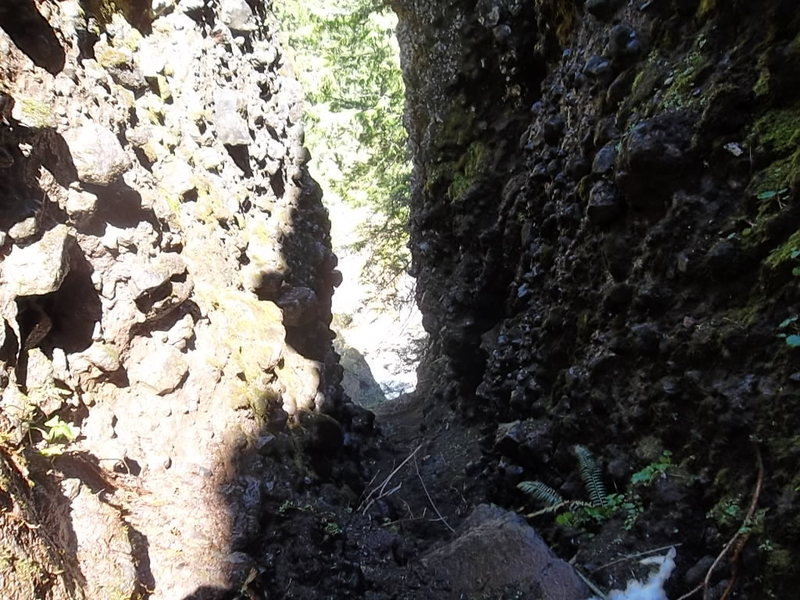 The approach gully