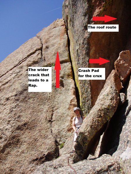 Second belay/start of 3rd pitch.