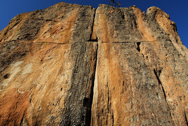 North Sentry Crack looking up!