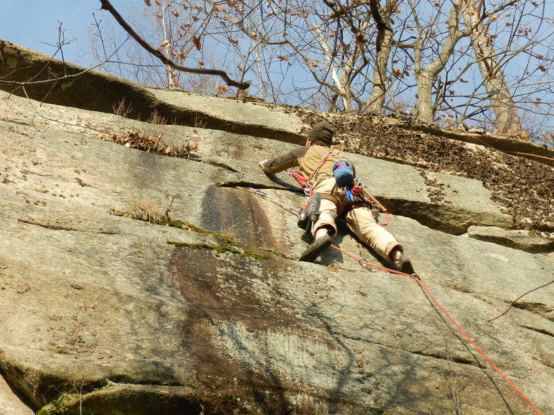 Jon Howard getting ready to slap in a bolt on the FA