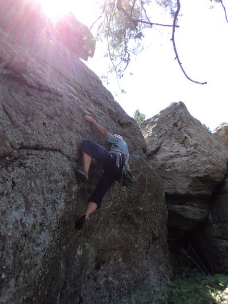 Deb gets into the crux sequence.