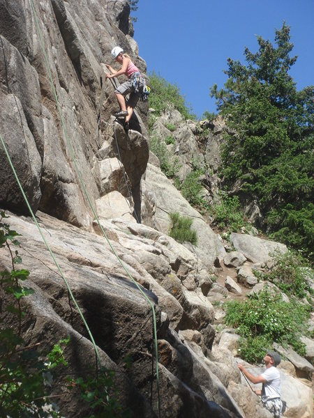 Eva leading Chouette.