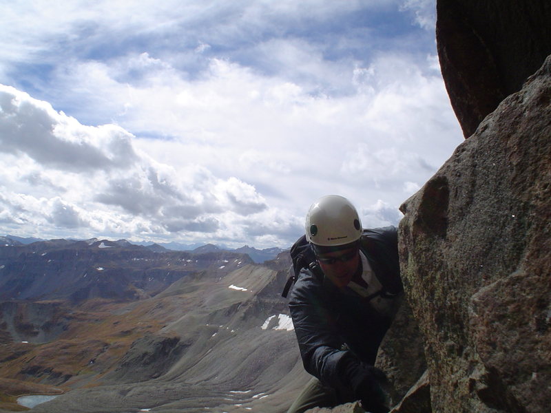 Ron Bubb on the Southwest Ridge.