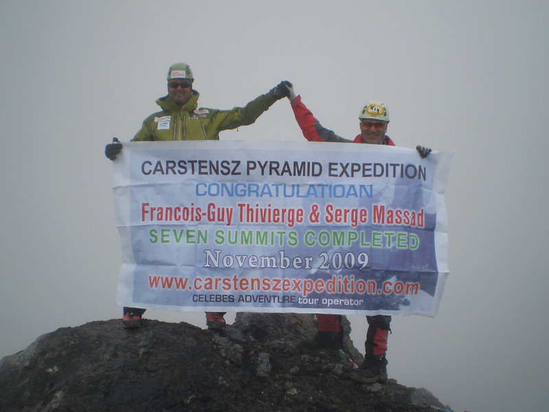 Top of Carstensz Pyramid