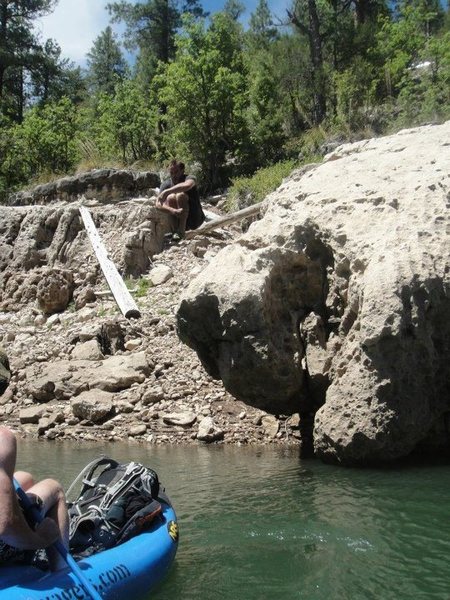 Godzirra (photo taken from the dam)