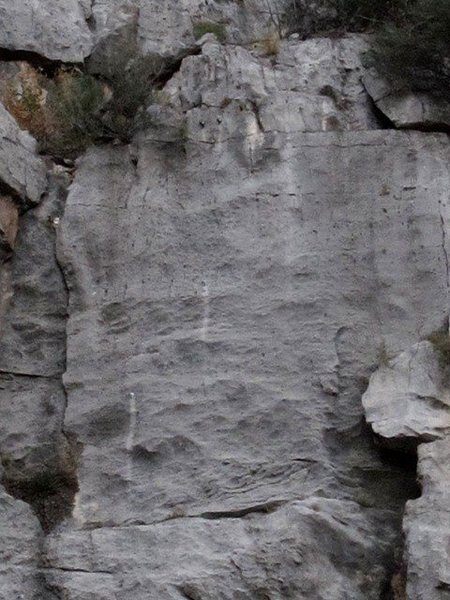 Bolt streaks, Northern Arizona limestone