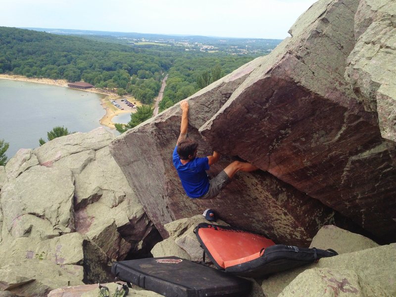 Ryan on Thigh Bar.