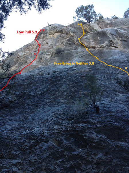 Far left of Blue Sky Bluff, Mt. Charleston