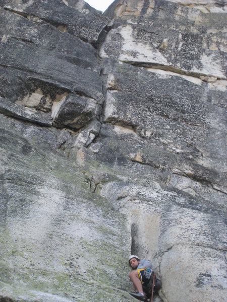 P1 of the North Face on Dog Dome