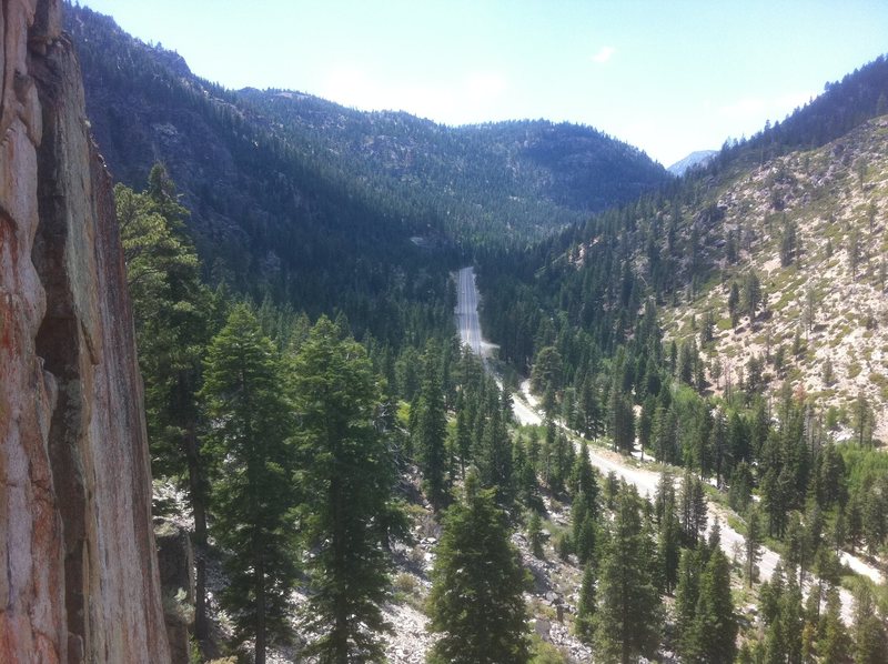 View from Woodcutters wall
