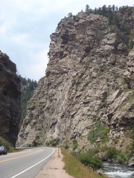 This route is pretty long by Clear Creek standards.