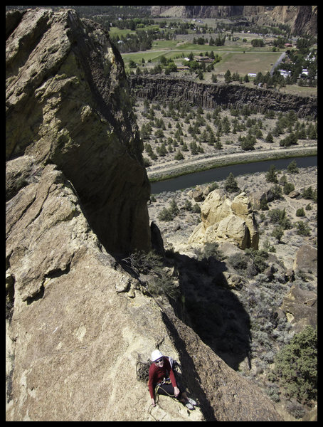 Belay station on the Mudpile