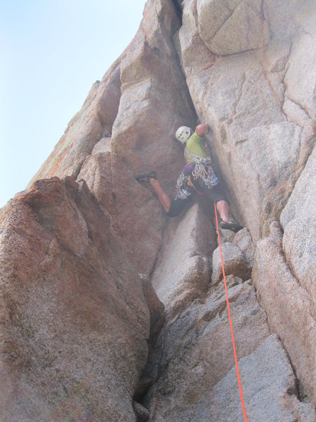 First ascent of Big Jim Slade, 7-1-12.