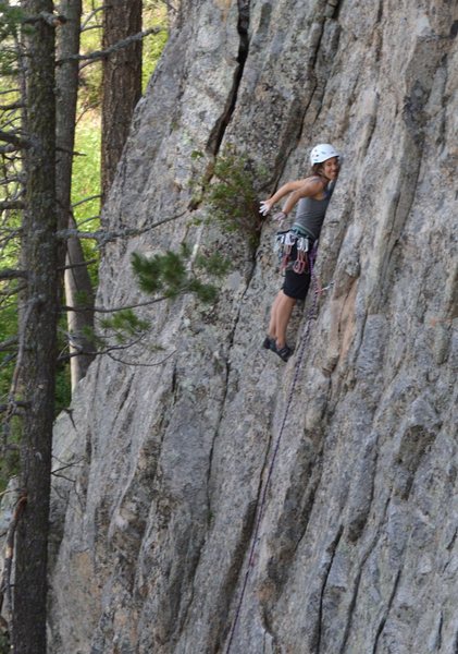 Morgan Ross demonstrates proper resting technique.