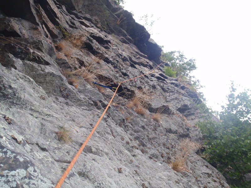 The nice direct line of the High Falls-Drifting Arrow linkup. Much better finish than the real finish of high falls.