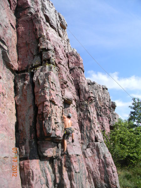 Half way up Ivy right