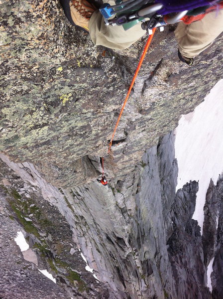 Looking down from the 1st tower pitch