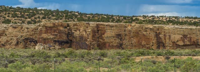 Entire profile of the original side. Health Wall starting on the right hand side where you can see the overhanging area.