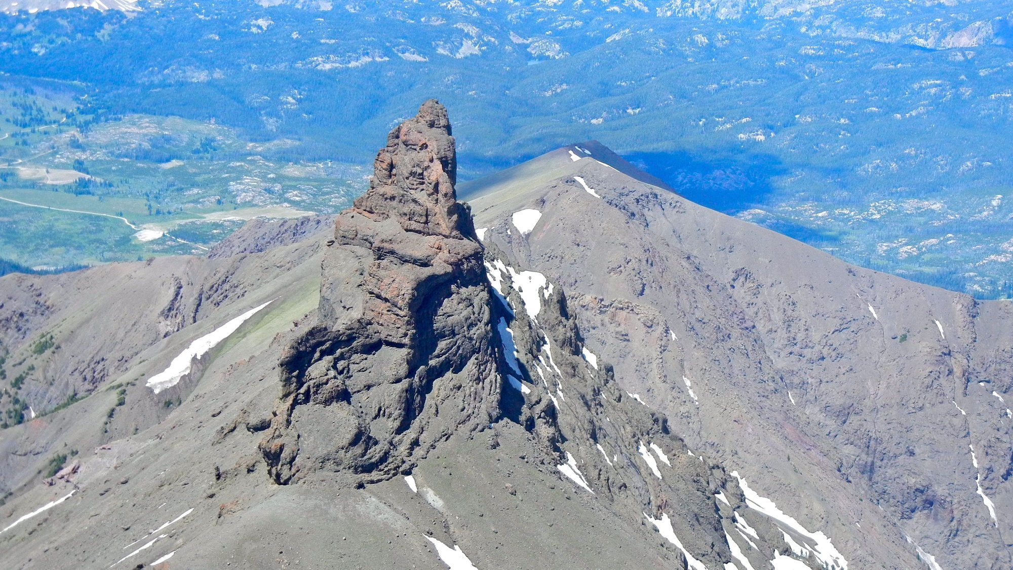 Index Peak seen from the summit of Pilot.