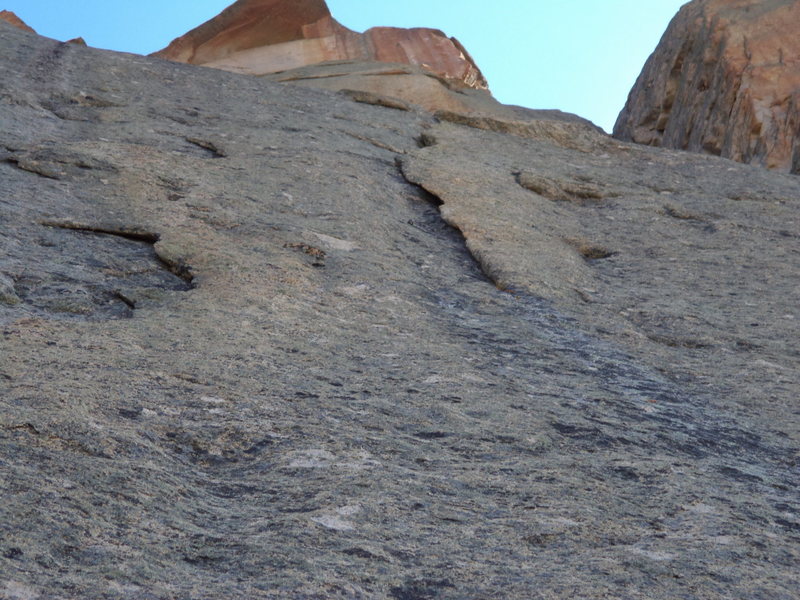 the wafer. super good climb, bad photo