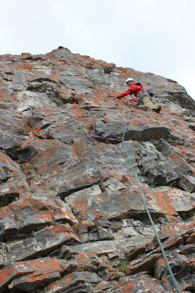 Leading a pitch up high.