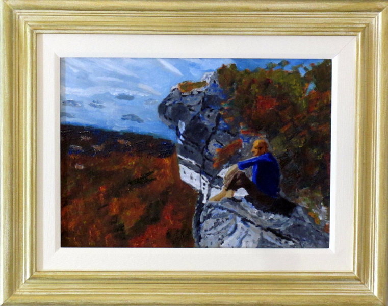 'Gunks in Autumn.<br>
<br>
Bonus points to anyone who can name the route I had just completed.