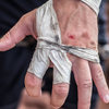 My hands after climbing Luxury Liner aka Supercrack. Photo by Jenna Bostock.
