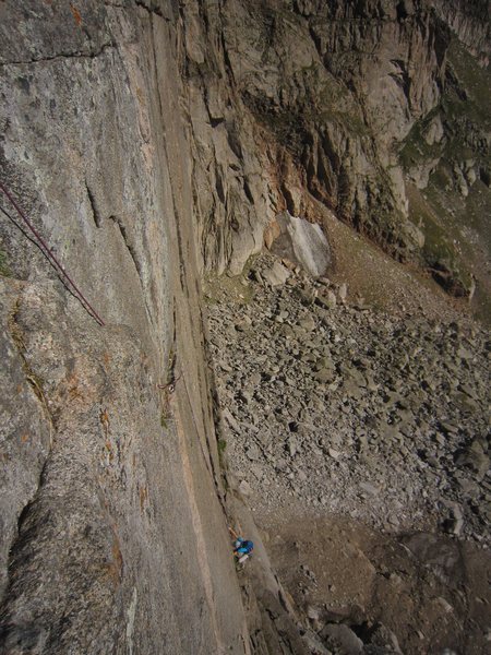 Kat A. follows P1 of Cary Granite (5.11-).