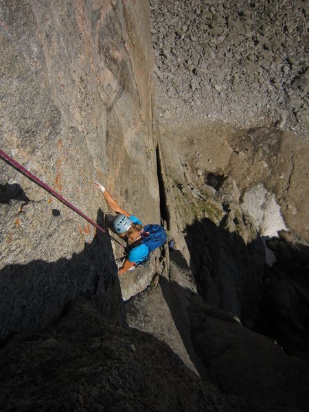 Kat A. starts the battle with the P2 roof on Cary Granite, a harbinger of things to come....