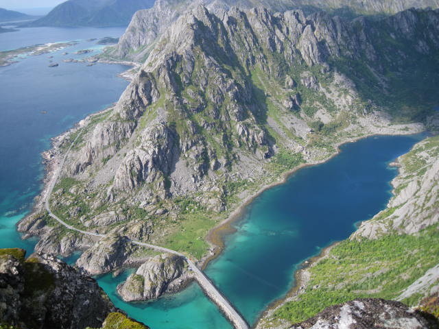 The beautiful view from the top!