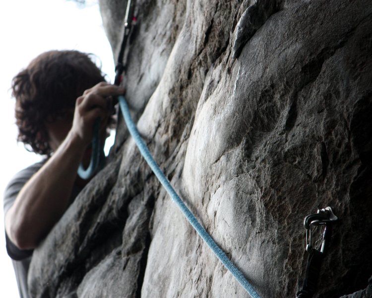 David on the traverse.