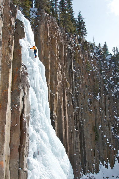 Climbing in Hyalite Canyon, Southwest Region