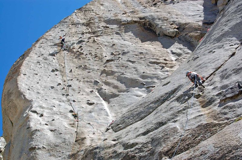 Dean starting the second pitch.