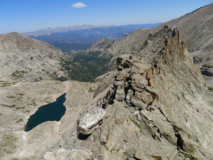 Spearhead and Glacier Gorge.