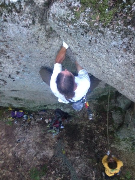 FJ. The cams on my harness can help visualize the steepness of this line.