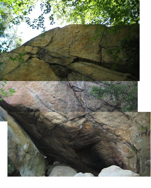Sorry I had to cut/paste 3 photos together to make it all fit.<br>
Its a short climb but looks very fun.