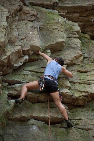 Best part of the climb! Also the hardest part.