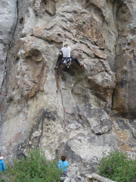 Fun climbing through the crux