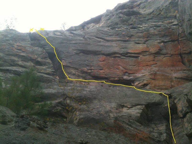 climb follows yellow line