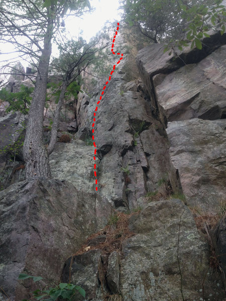 Route topo.