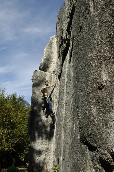 After the crux.